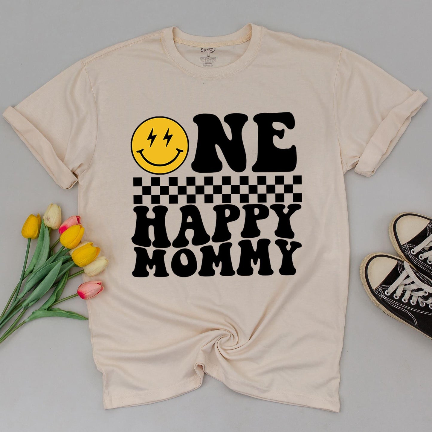 Retro Smiley 1st Birthday Shirt Set – Family Matching Outfits