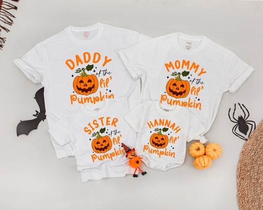 Retro Pumpkin Patch Family Shirts: Matching Halloween & Fall Outfits