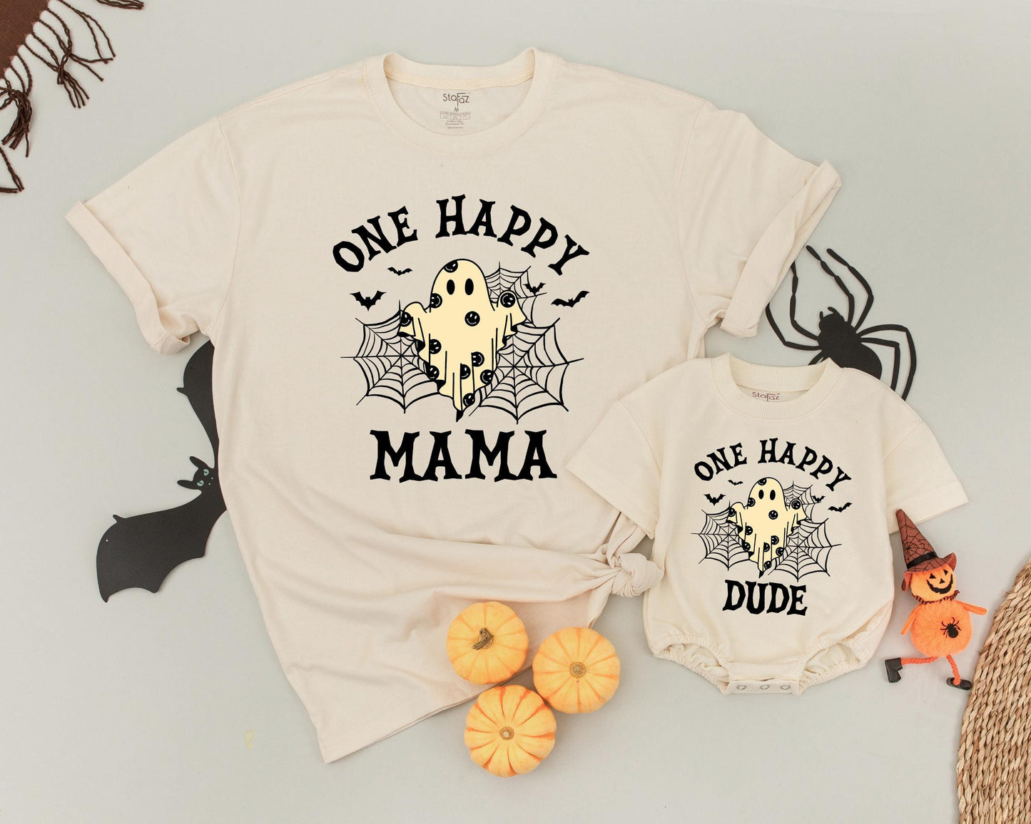 Spooky 1st Birthday Matching Tees: Family Halloween Costume Shirts