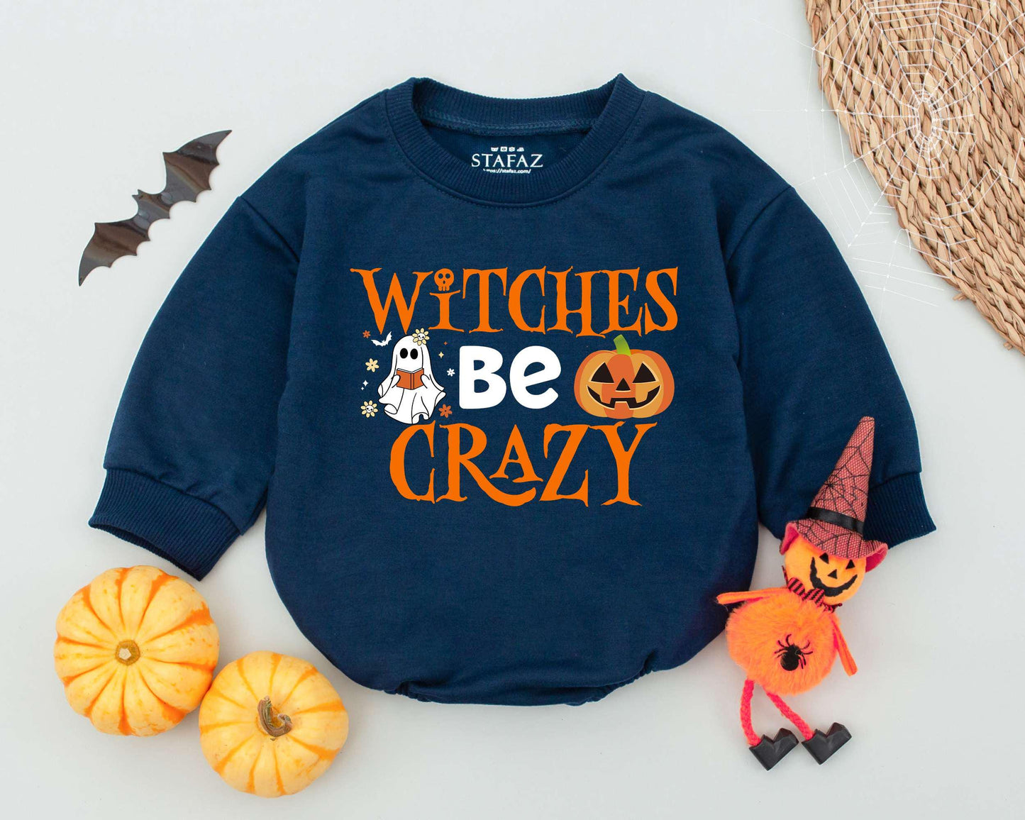 Spooky Season Baby Romper: Funny Halloween Outfit for Boys & Girls