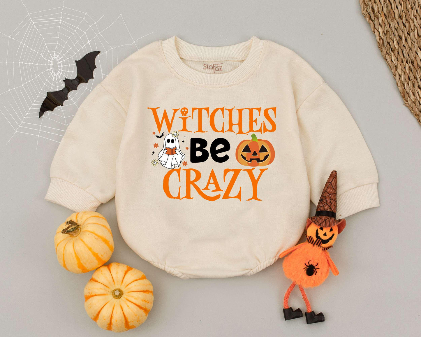 Spooky Season Baby Romper: Funny Halloween Outfit for Boys & Girls