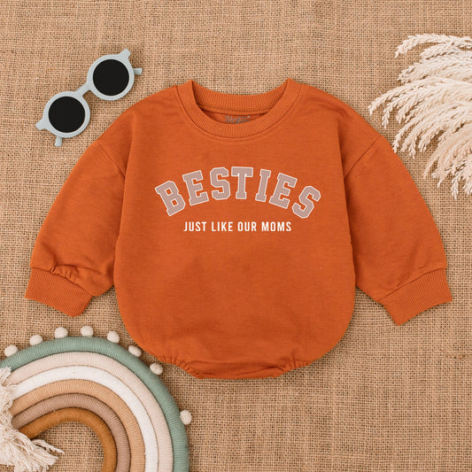 Matching Baby Rompers: Besties Like Moms, Perfect Gift for New Moms