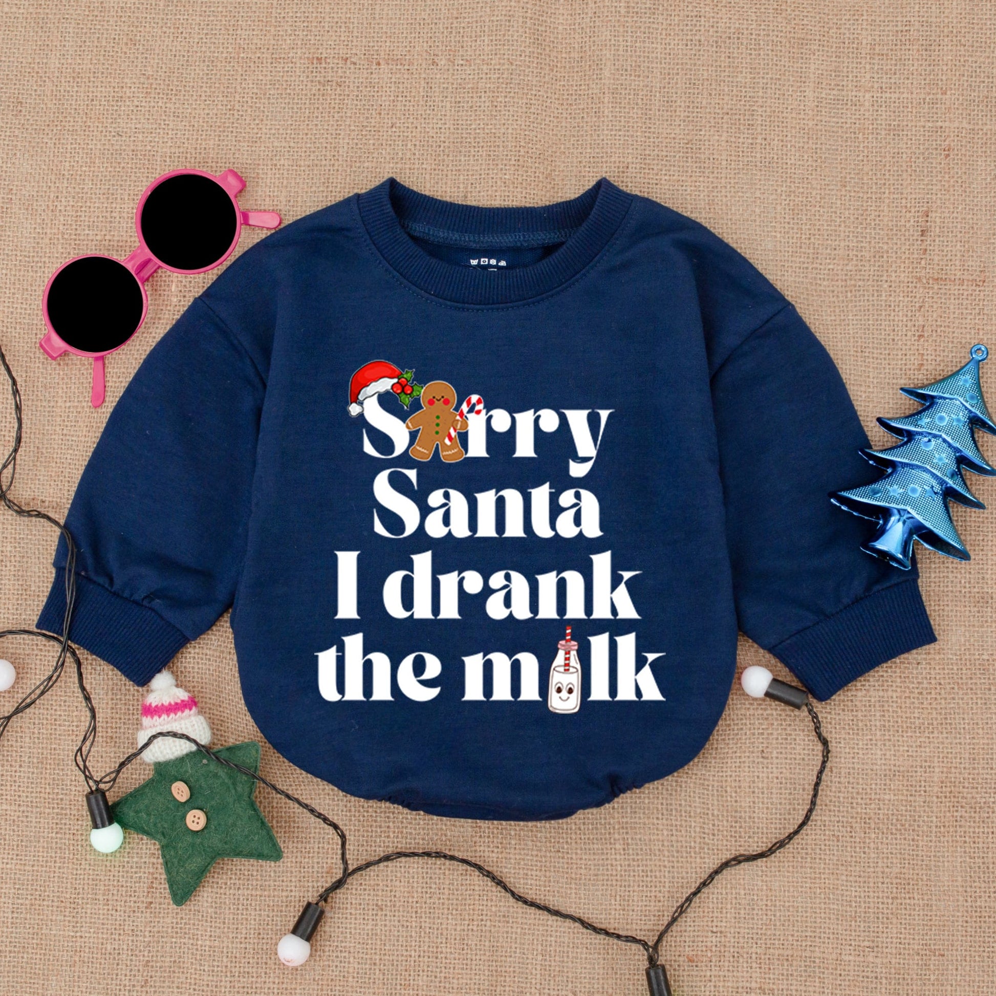 Santa Baby Romper: Christmas Gift, Cozy Infant Outfit, Holiday Fun!