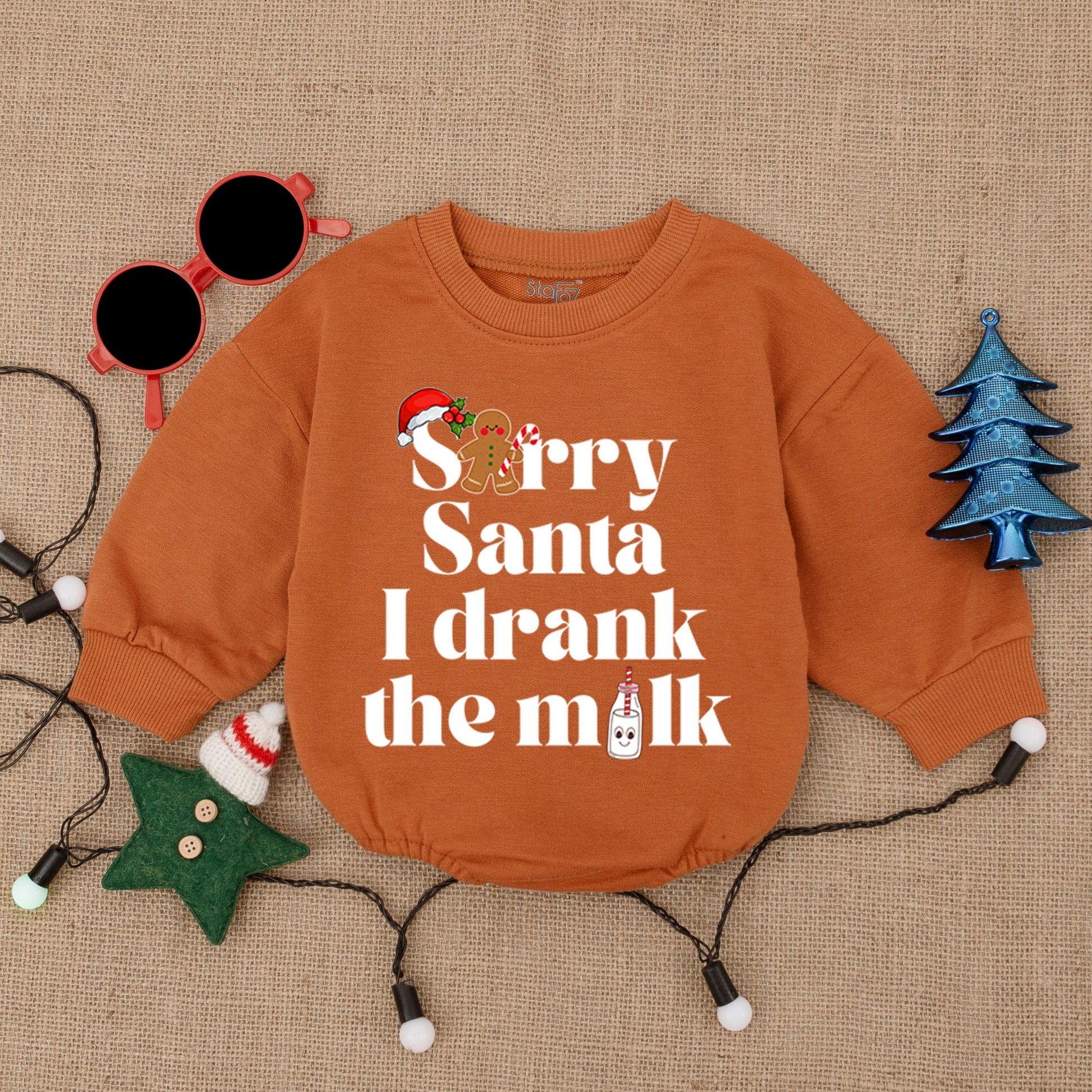 Santa Baby Romper: Christmas Gift, Cozy Infant Outfit, Holiday Fun!