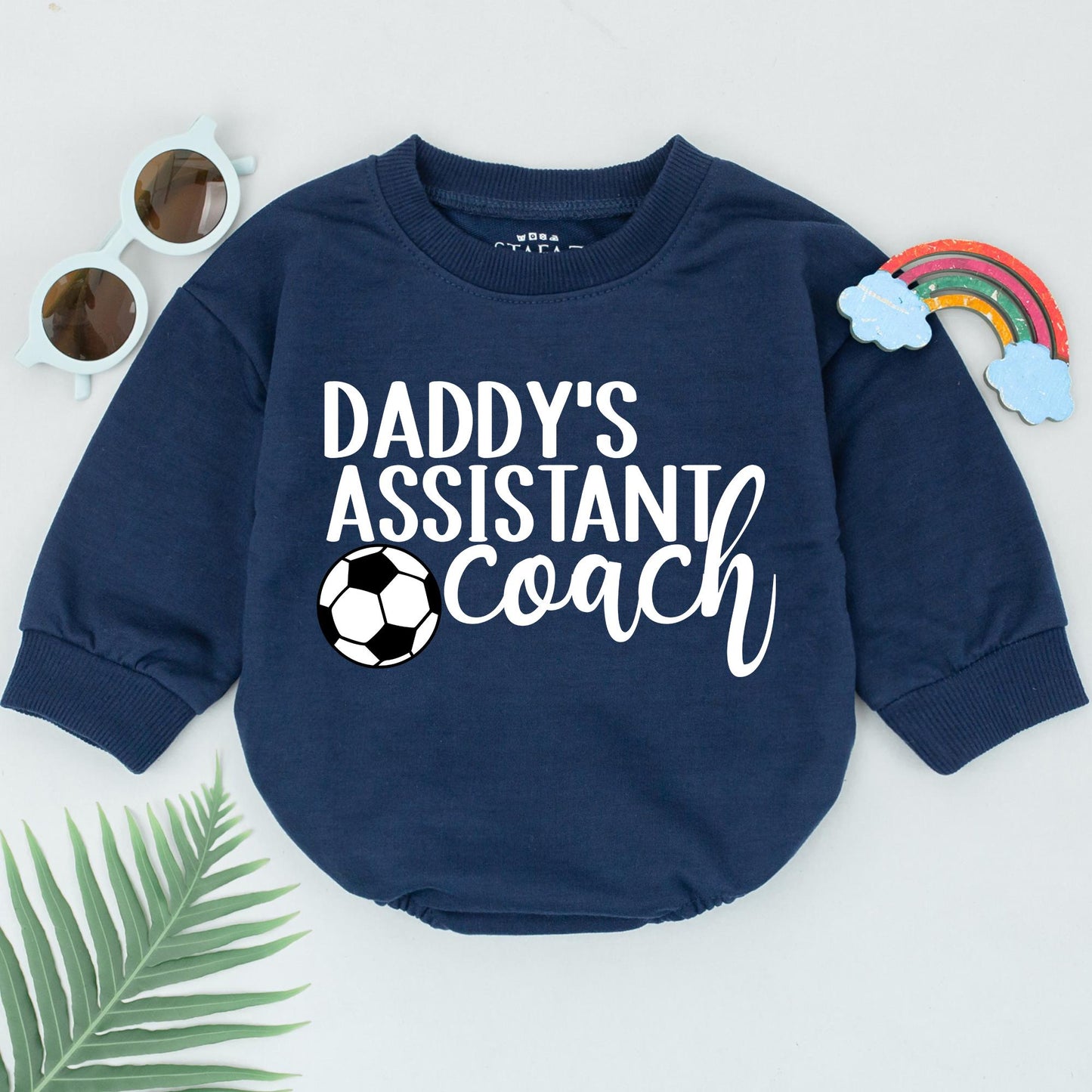 Retro Soccer Romper for Baby Boys: Perfect Fall Game Day Outfit