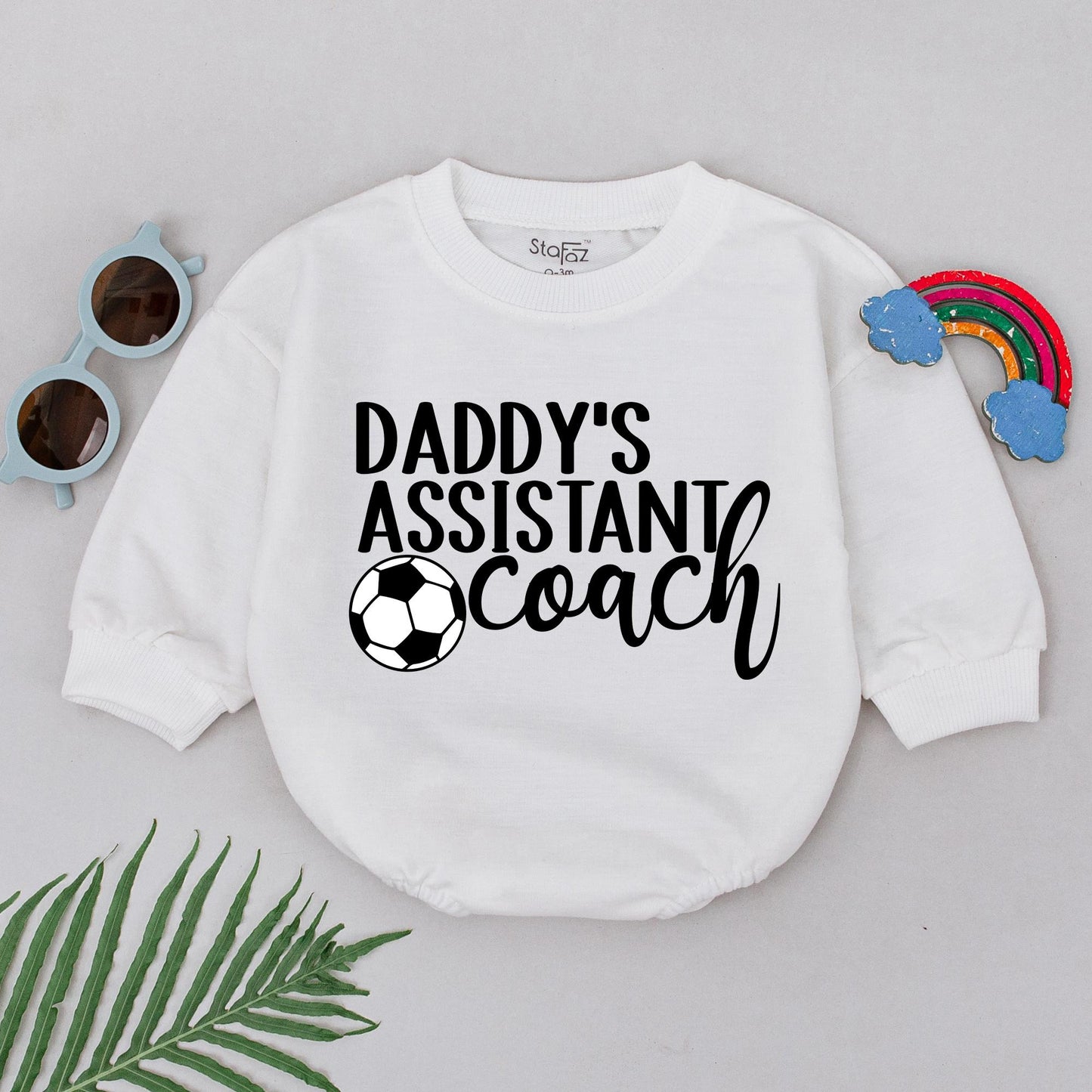 Retro Soccer Romper for Baby Boys: Perfect Fall Game Day Outfit