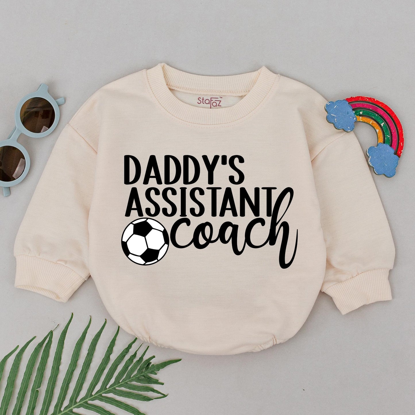 Retro Soccer Romper for Baby Boys: Perfect Fall Game Day Outfit