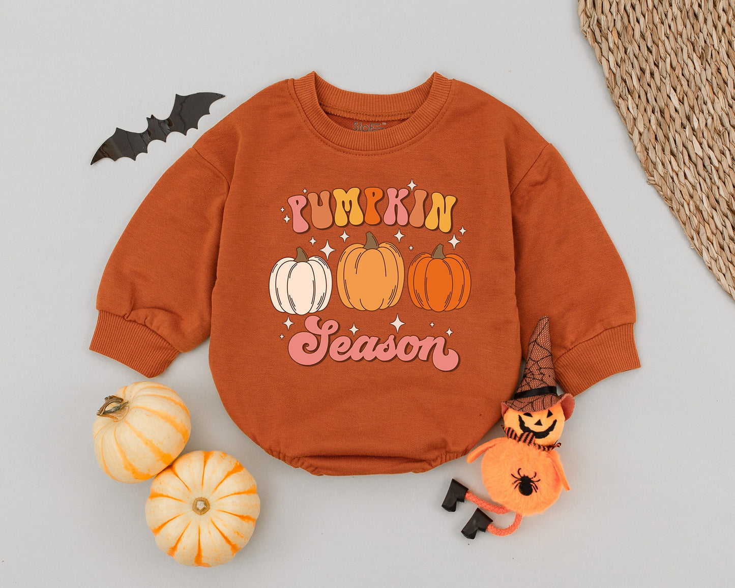 Little Pumpkin Romper: First Thanksgiving & Halloween Outfit