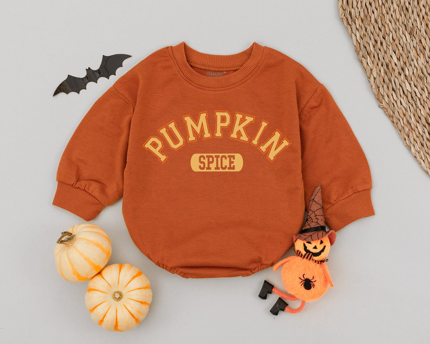 First Thanksgiving & Halloween Baby Romper - Cute Fall Bodysuit