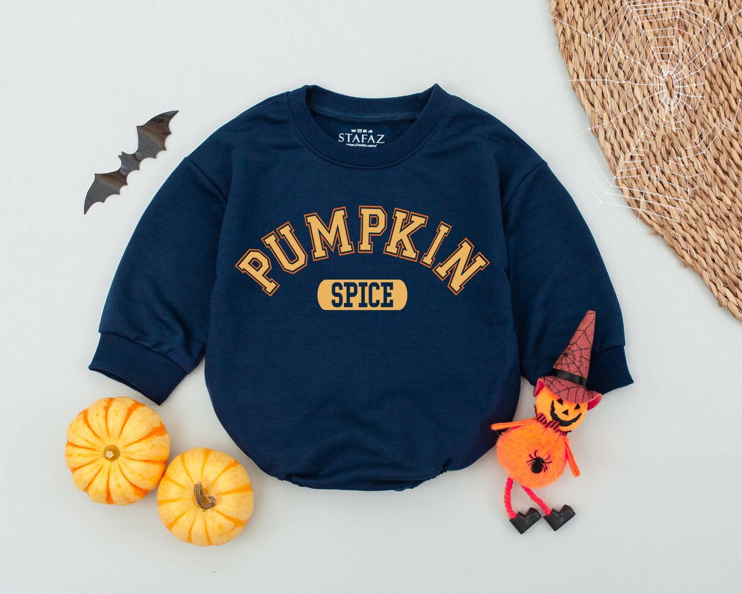 First Thanksgiving & Halloween Baby Romper - Cute Fall Bodysuit