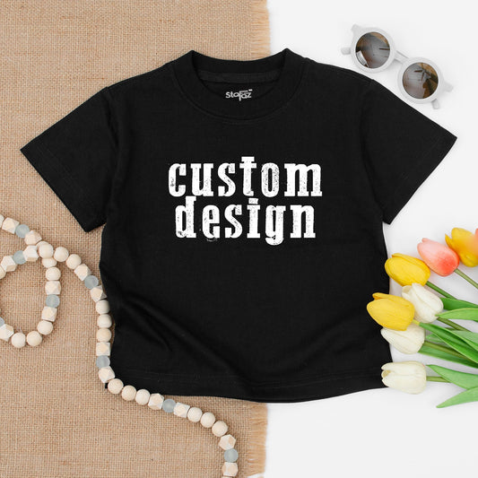 Custom Toddler Hockey Shirt with Bold Text Design | Personalized Gift for Baby Boy or Girl | Comfortable Cotton