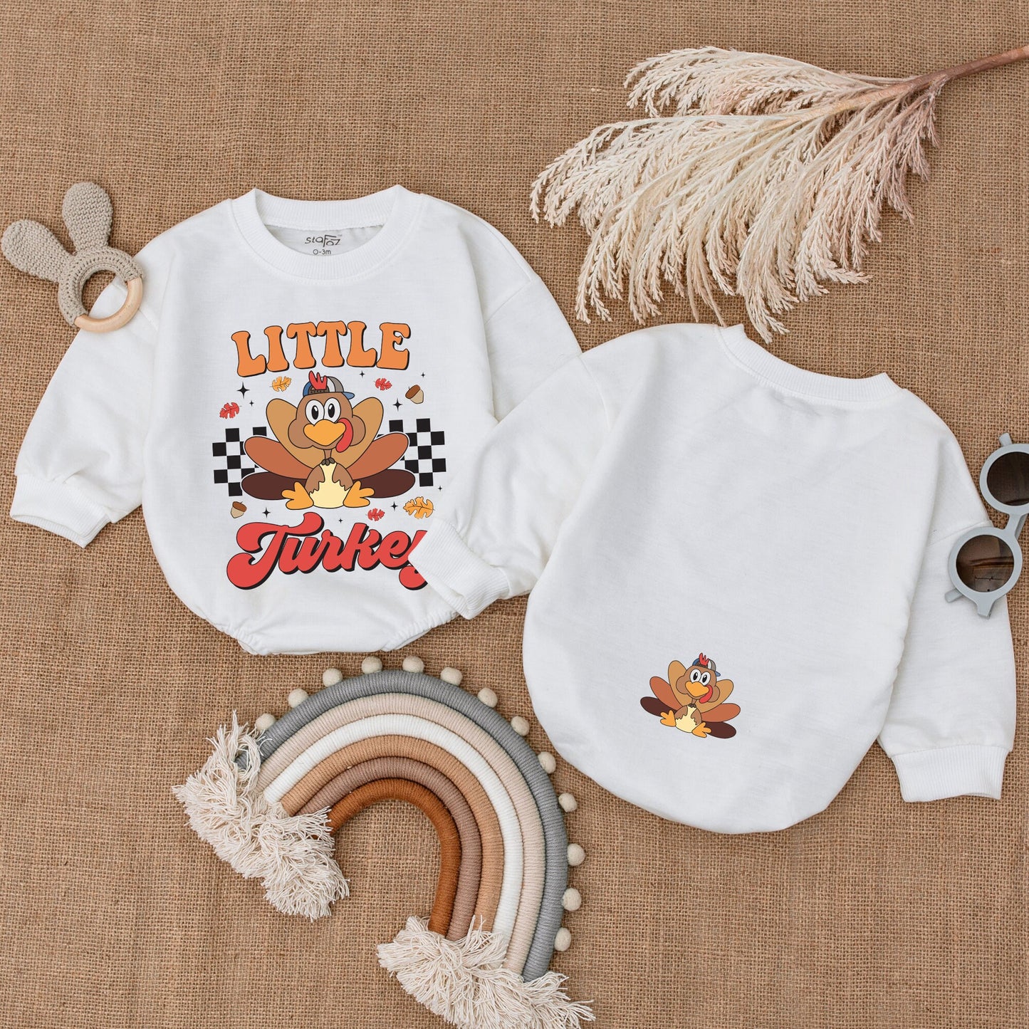 Thanksgiving Baby Bubble Romper – Cute Fall Bodysuit for Boys & Girls