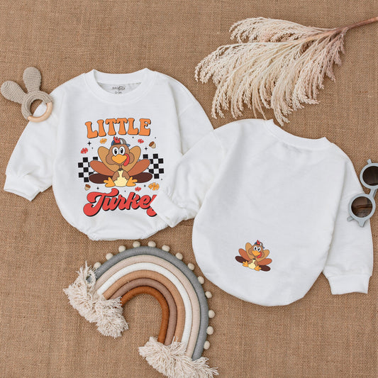 Thanksgiving Baby Bubble Romper – Cute Fall Bodysuit for Boys & Girls
