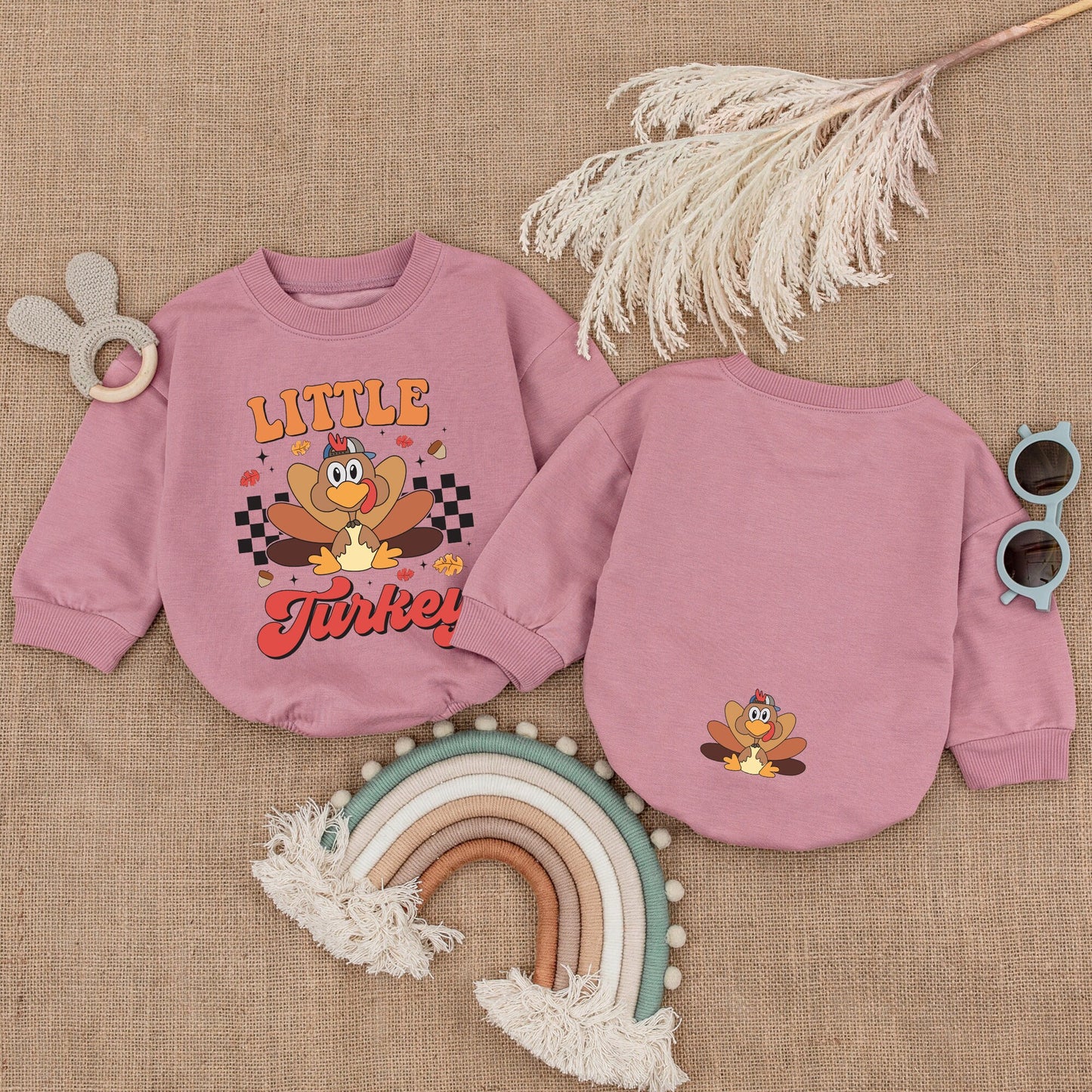Thanksgiving Baby Bubble Romper – Cute Fall Bodysuit for Boys & Girls