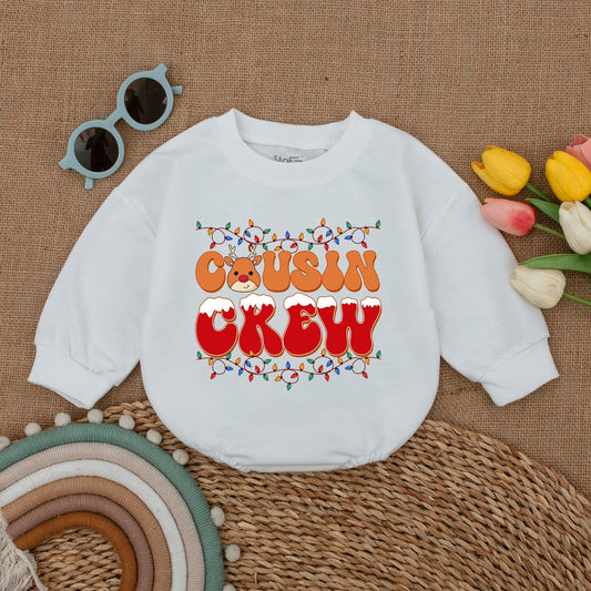 Cousin Crew Christmas Romper: Baby's First Holiday Outfit & Gift