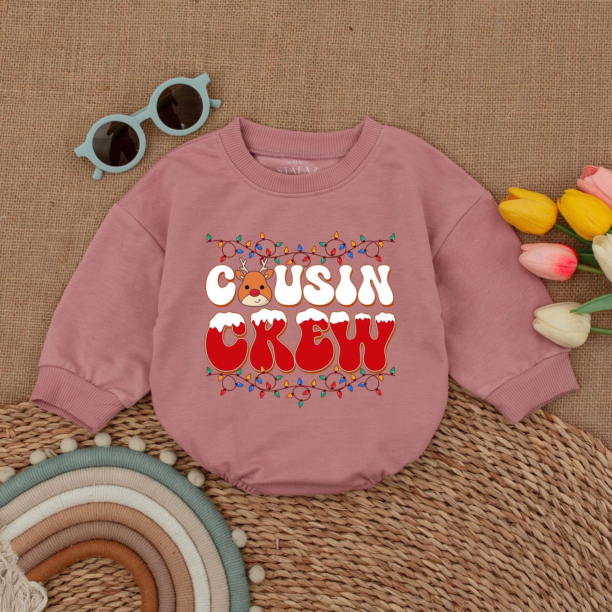Cousin Crew Christmas Romper: Baby's First Holiday Outfit & Gift