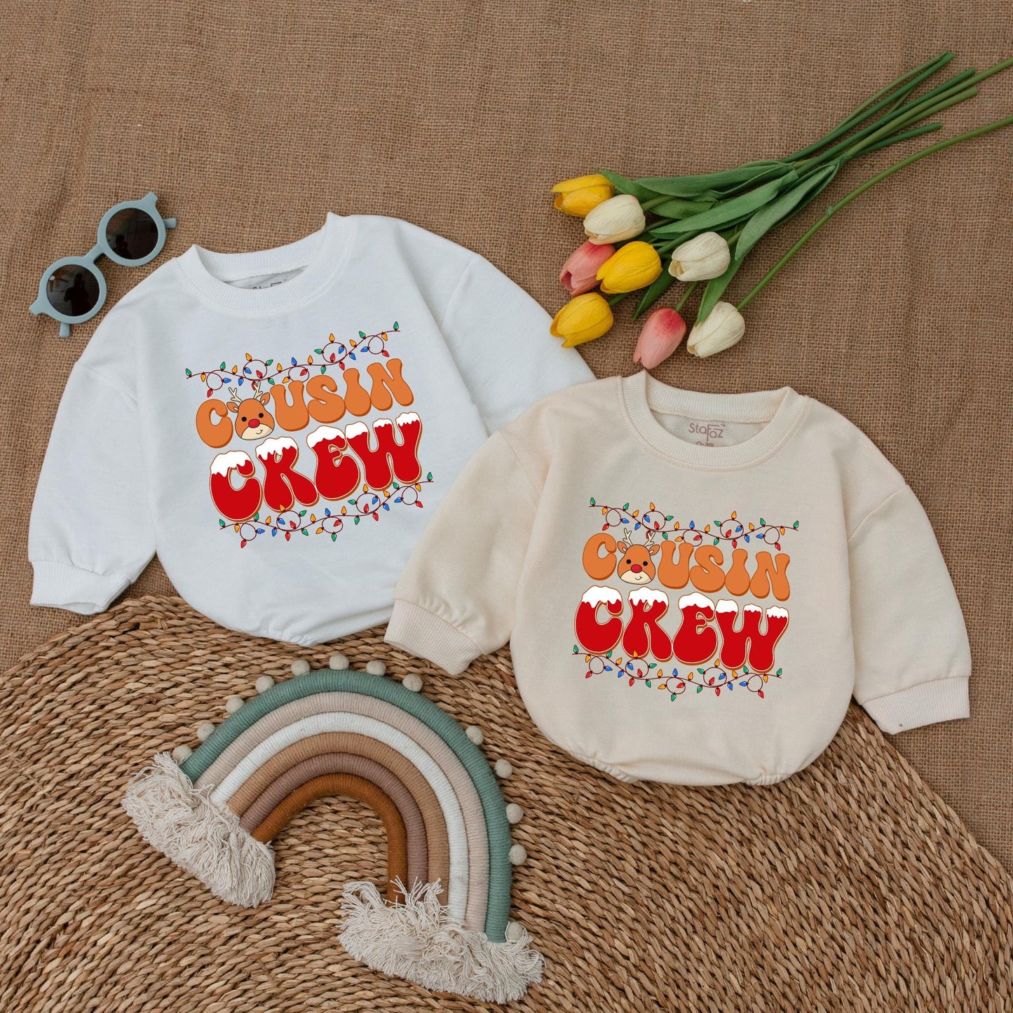Cousin Crew Christmas Romper: Baby's First Holiday Outfit & Gift