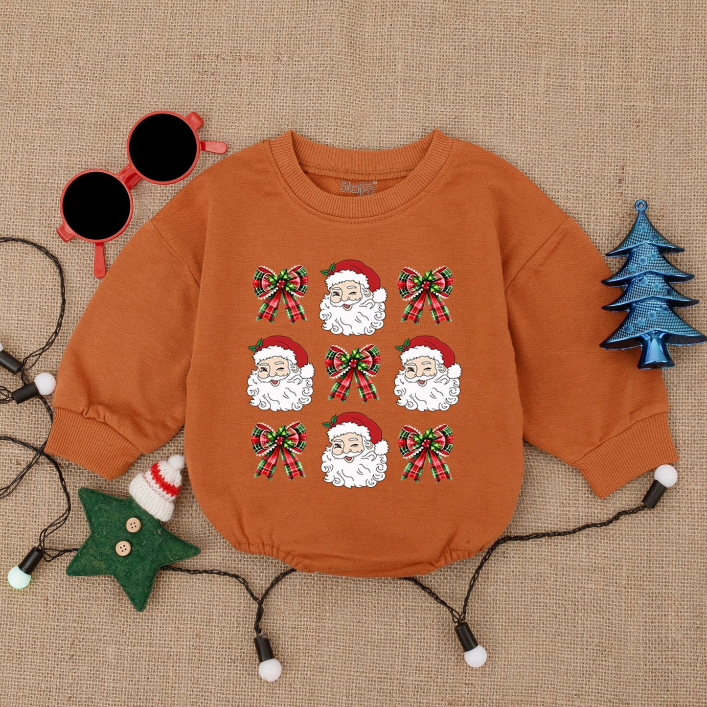 Festive Baby Bodysuit & Santa Romper – Perfect Christmas Gift