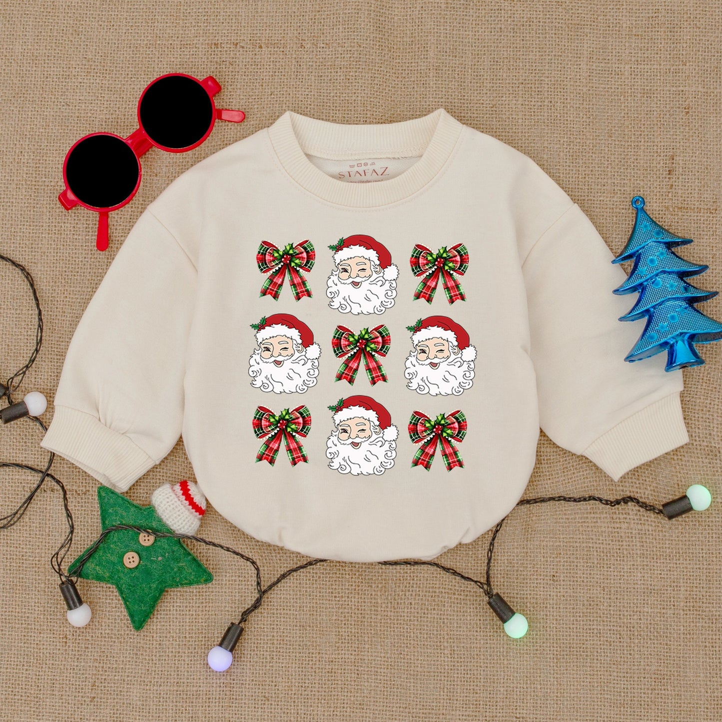Festive Baby Bodysuit & Santa Romper – Perfect Christmas Gift