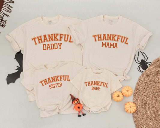 Matching Thanksgiving Shirts for Family, Personalized Fall Outfits