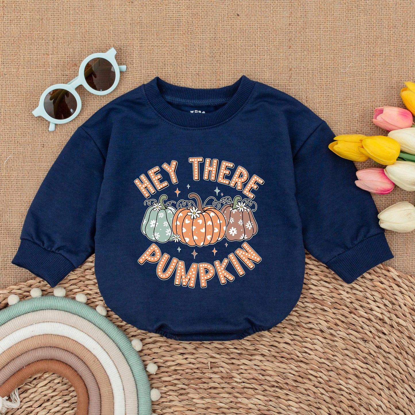 Little Pumpkin Baby Romper - Thanksgiving & Fall Newborn Outfit