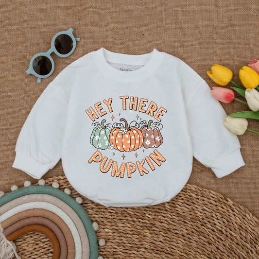 Little Pumpkin Baby Romper - Thanksgiving & Fall Newborn Outfit