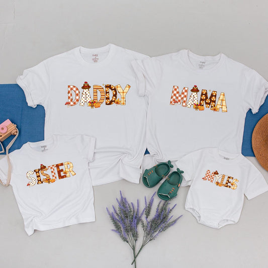 Matching Thanksgiving Family Shirts – Custom Fall & Turkey Designs