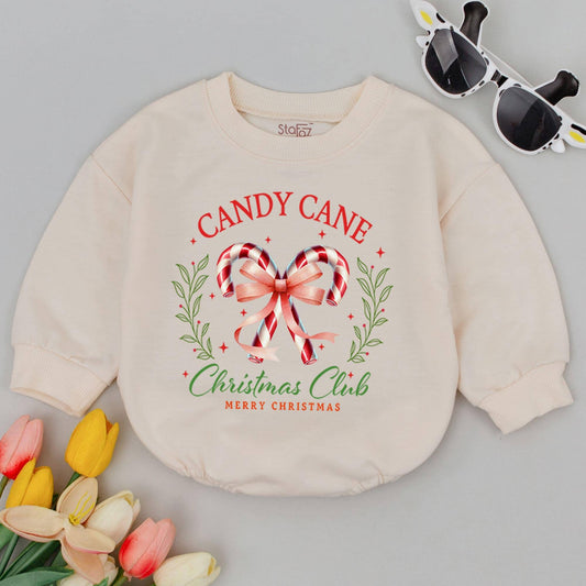 Retro Christmas Baby Romper - First Holiday Outfit for Boys & Girls