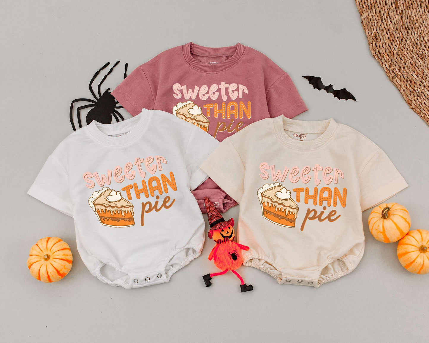 First Halloween Pumpkin Outfit, Newborn Gift, Fall Baby Romper