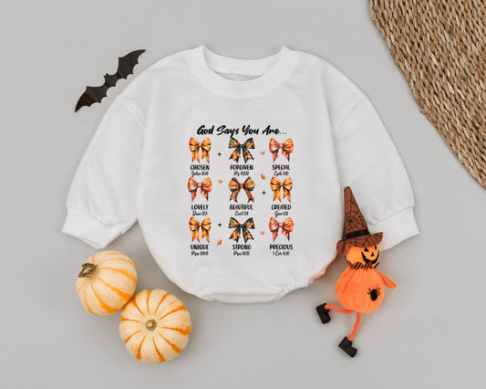 Christian Baby Bodysuit with Bow - Autumn Newborn & Toddler Outfit