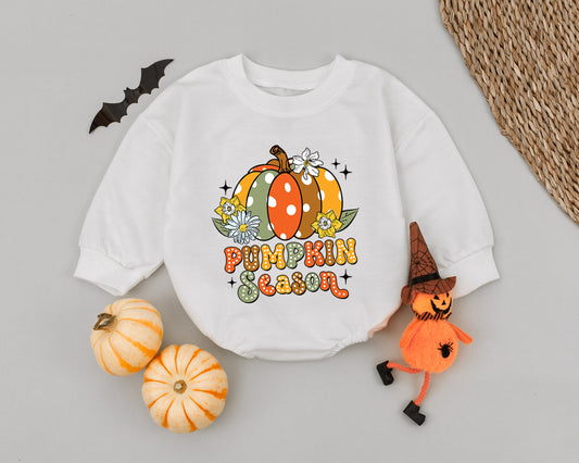 Baby's First Halloween Pumpkin Romper – Cute Fall Outfit for Babies