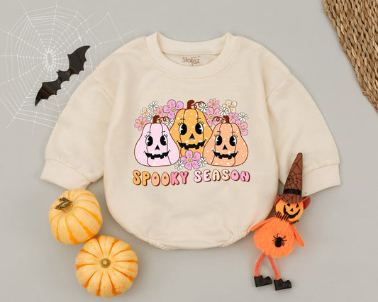 Halloween Baby Romper: Little Pumpkin Costume for Spooky Season
