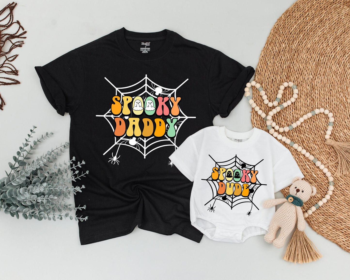 Retro Family Halloween Shirts, Matching Costumes, Spooky Mommy & Me