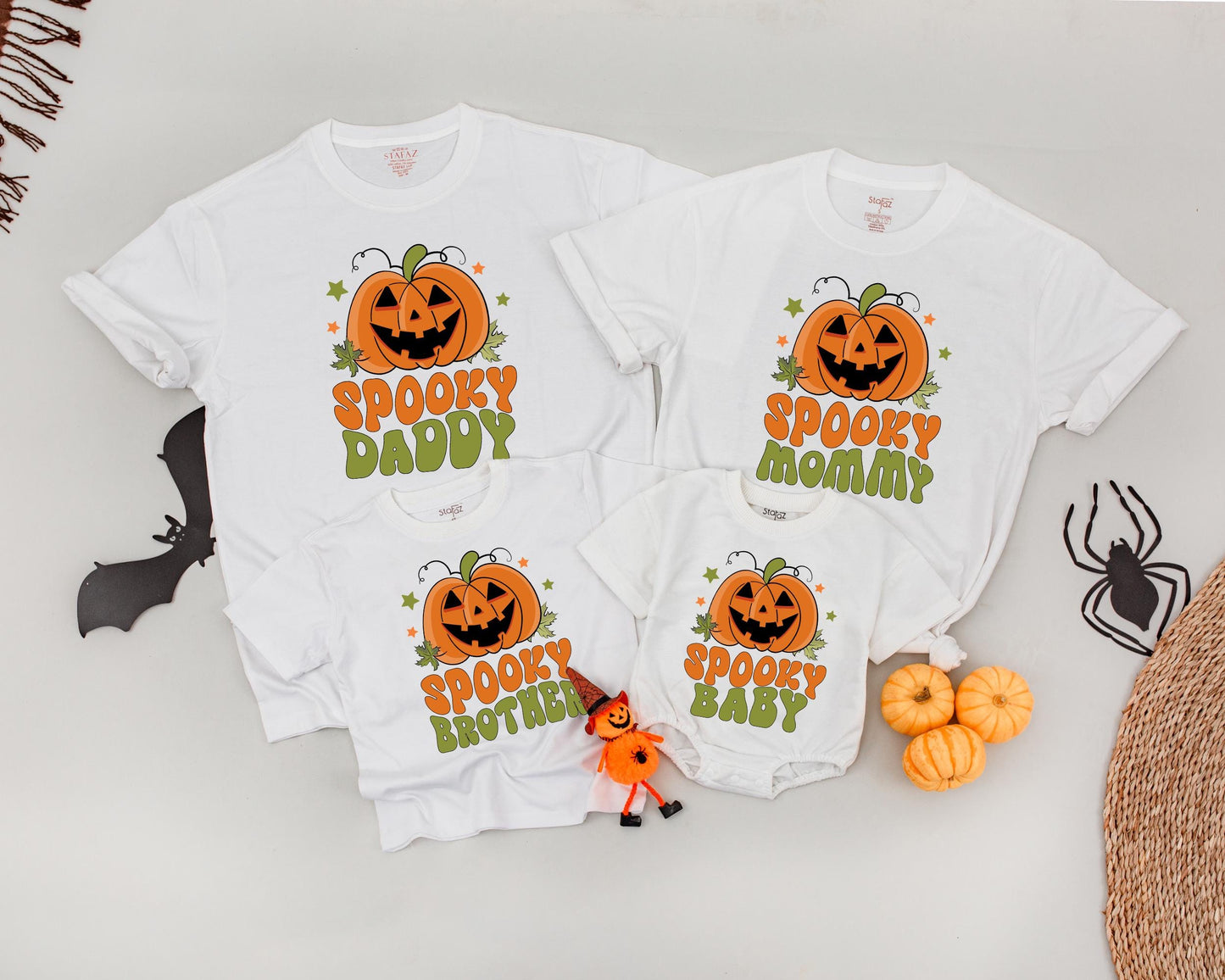Matching Retro Halloween Family Shirts | Custom Spooky Outfits