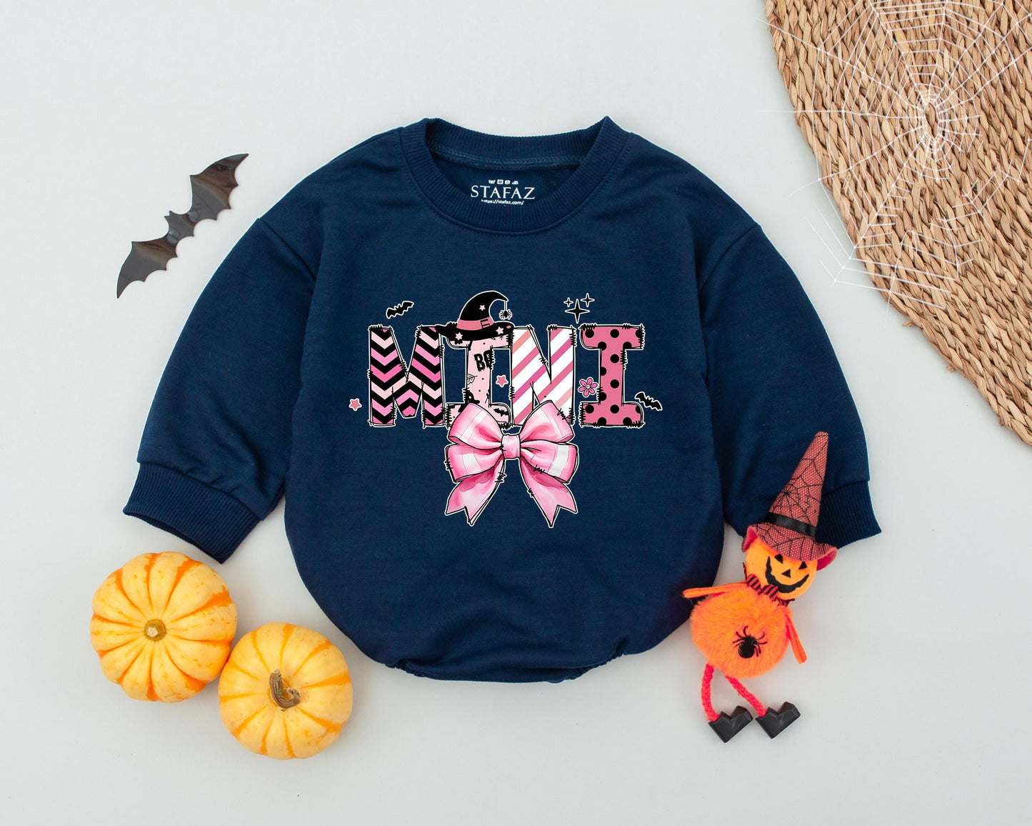 Matching Halloween Mama & Mini Outfits, Pink Varsity Coquette Bows