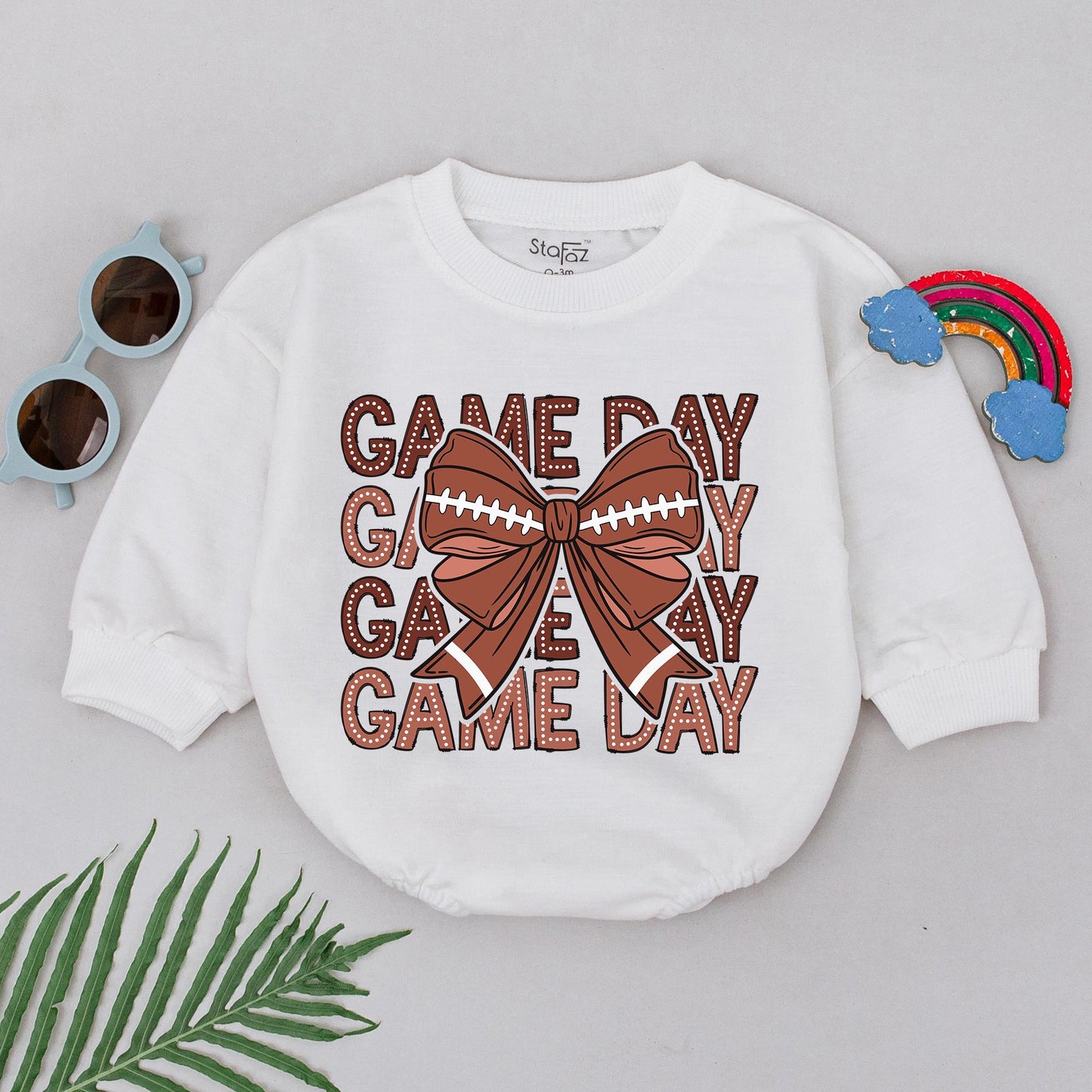Retro Football Romper: Baby Game Day Outfit & Gifts for All
