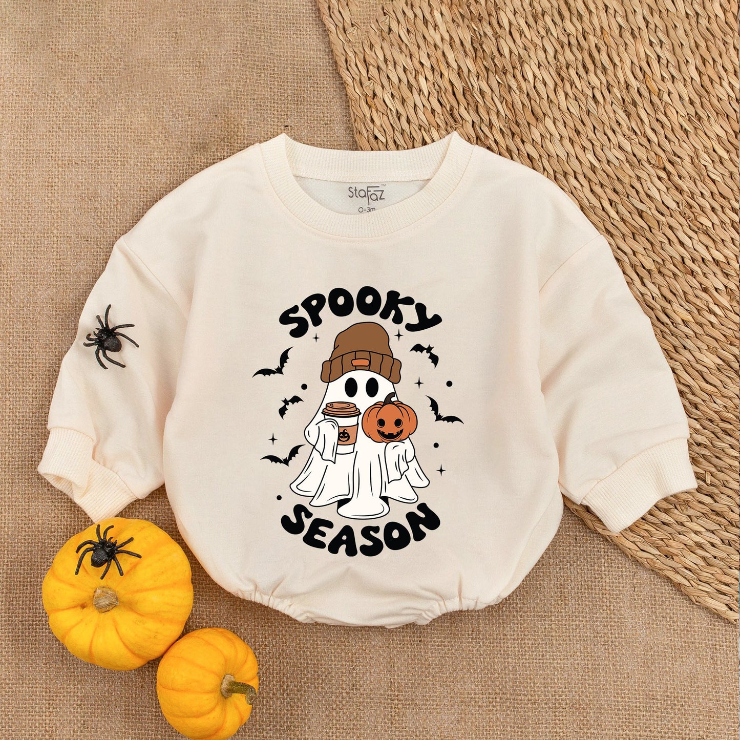 First Halloween Romper - Spooky Season Baby Bodysuit Outfit