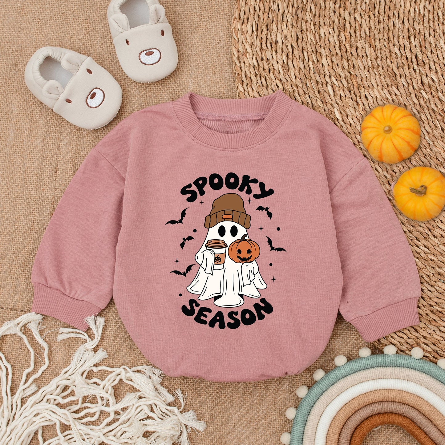 First Halloween Romper - Spooky Season Baby Bodysuit Outfit