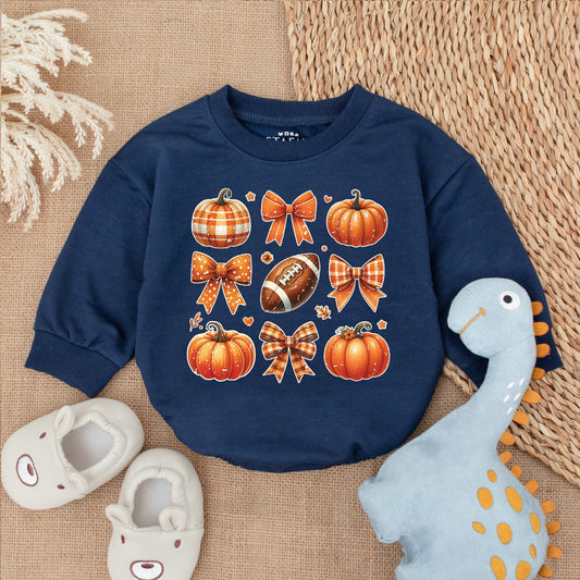 Fall Romper Thanksgiving Baby Outfit - First Holiday Baby Clothes