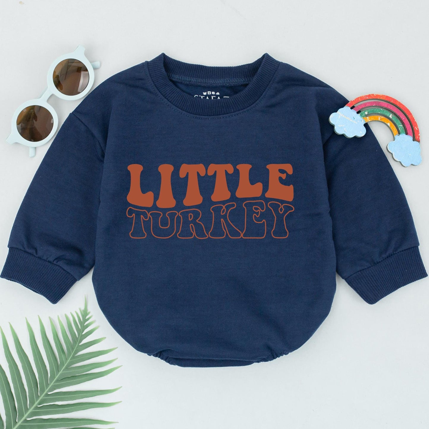 Thanksgiving Turkey Romper, First Fall Outfit, Baby Coming Home Gift
