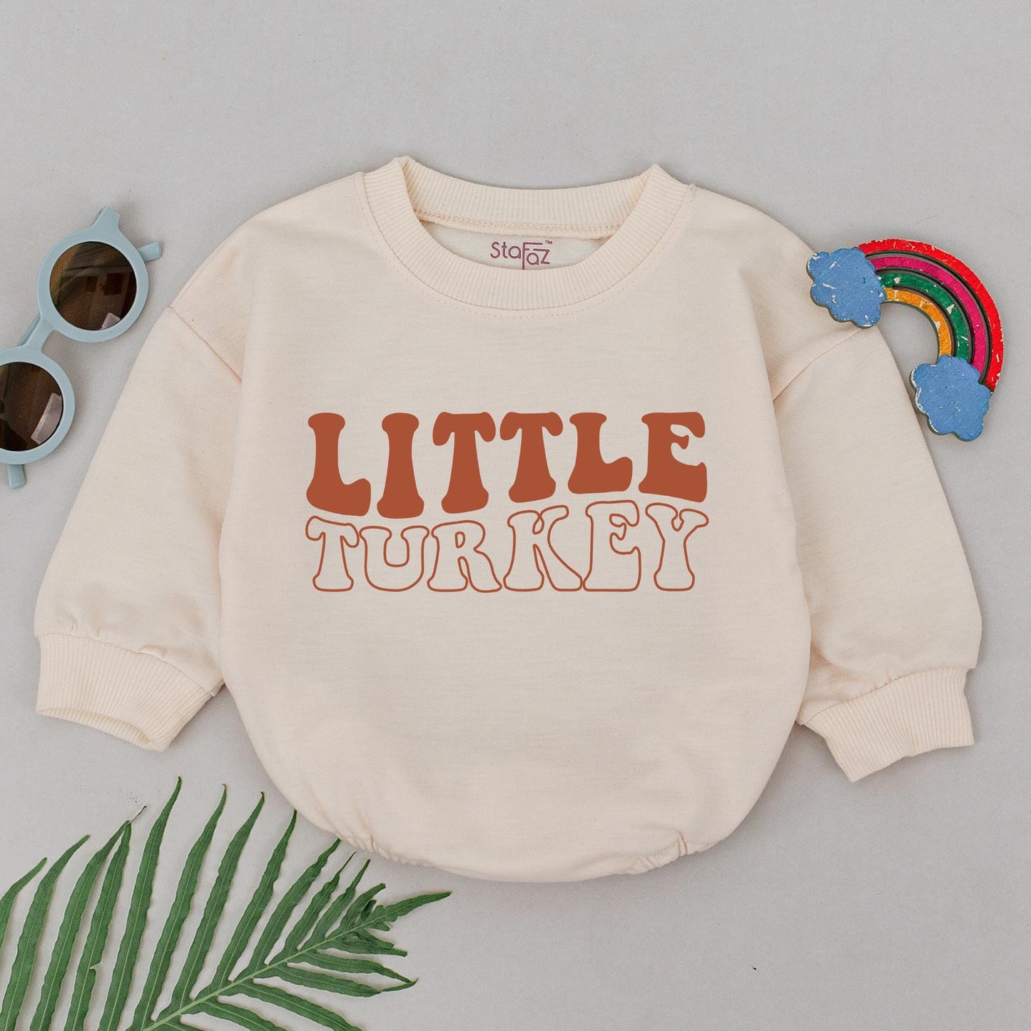 Thanksgiving Turkey Romper, First Fall Outfit, Baby Coming Home Gift