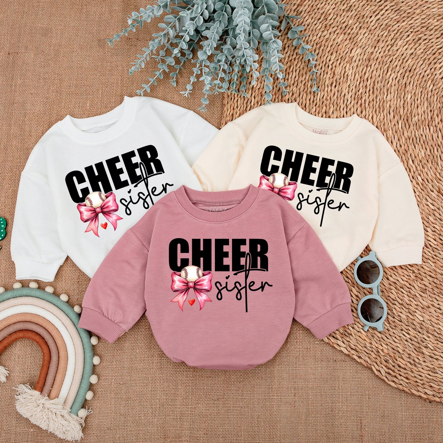 Baseball Sis Bubble Romper | Baby Girl Outfit | Newborn Gift Idea