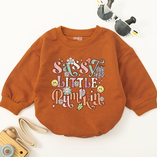 Pumpkin Patch Baby Romper: Halloween & Fall Baby Outfit Essential