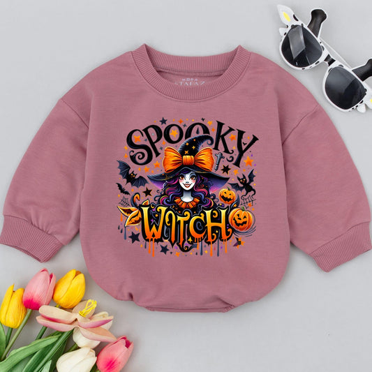 Retro Spooky Baby Bodysuit: First Halloween Outfit, Gender Neutral