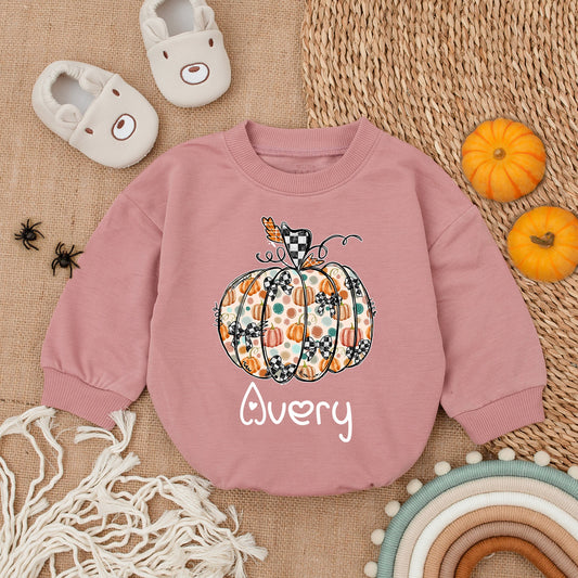 First Thanksgiving Baby Romper - Pumpkin Outfit for Boys & Girls