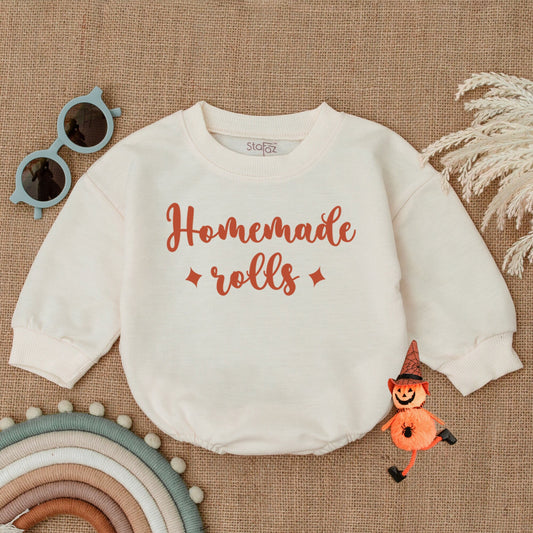 Retro Fall Baby Bodysuit Set: Thanksgiving & Autumn Newborn Outfit