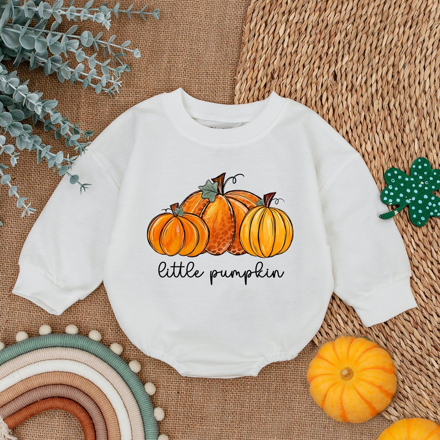 Thanksgiving Baby Romper - First Thanksgiving Outfit for Baby Girl