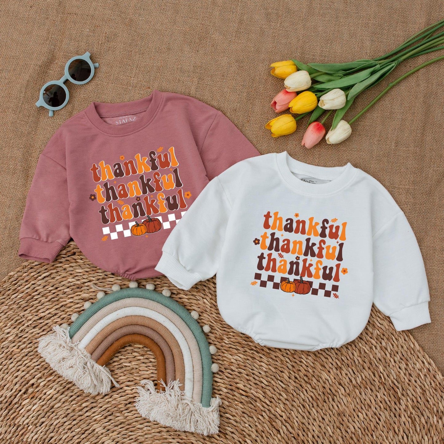 Cozy Pumpkin Romper, My 1st Thanksgiving Outfit, Fall Baby Clothes