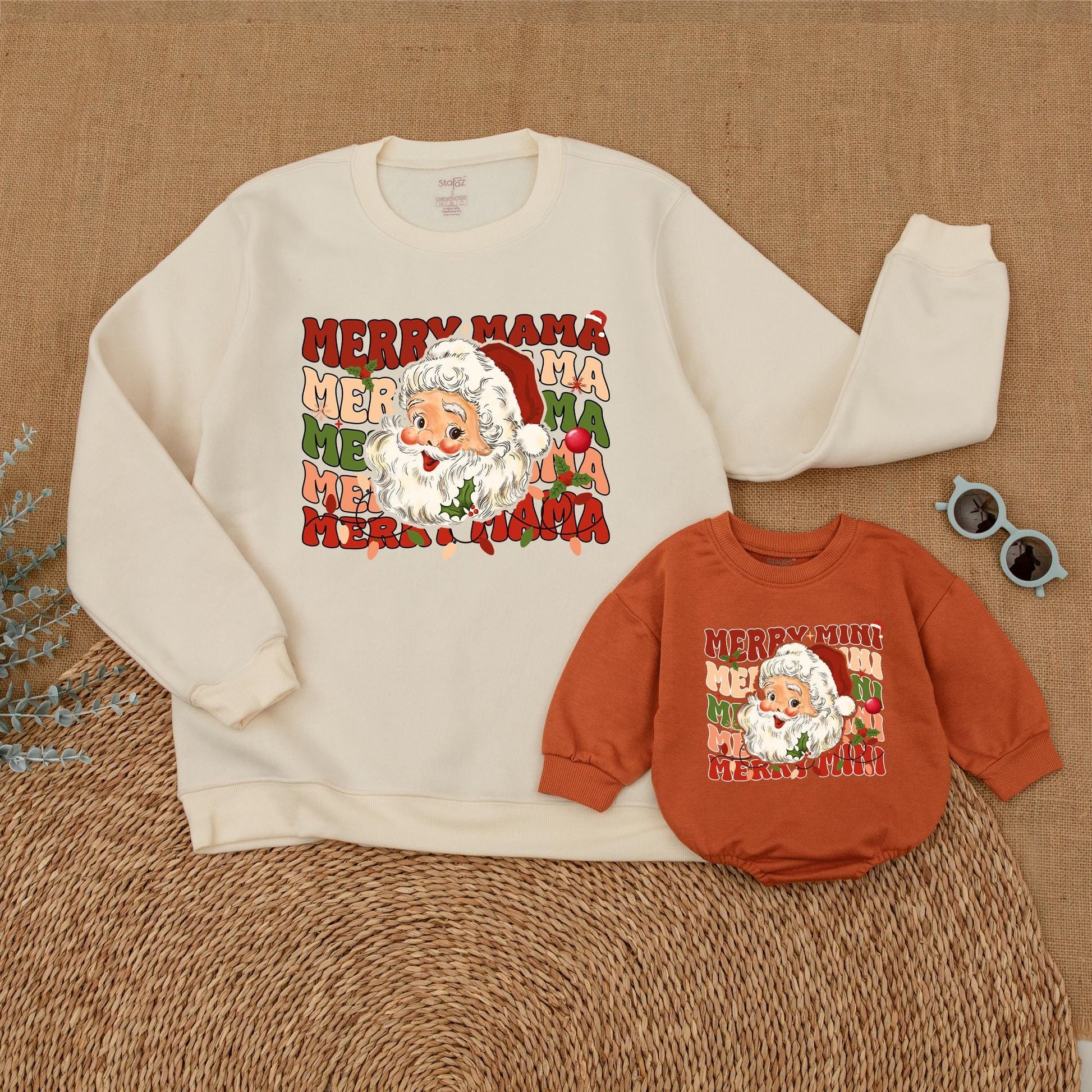 Matching Mama & Mini Christmas Sweatshirts – Festive Mommy & Me Outfits