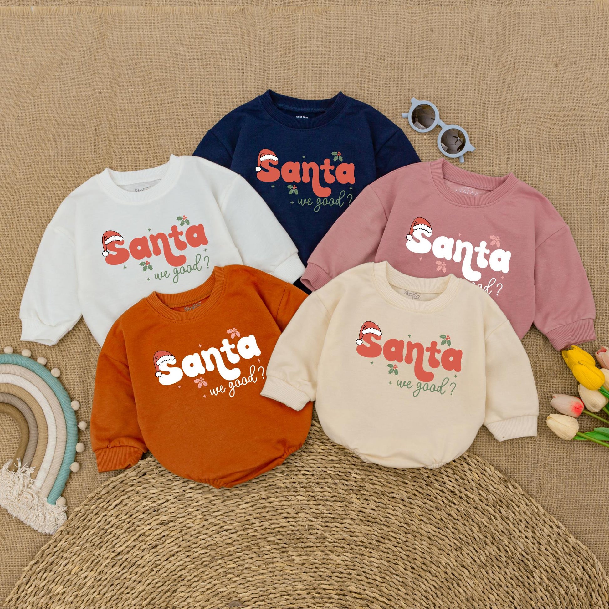 Baby’s First Christmas Romper: Vintage Santa Outfit & Gift Idea